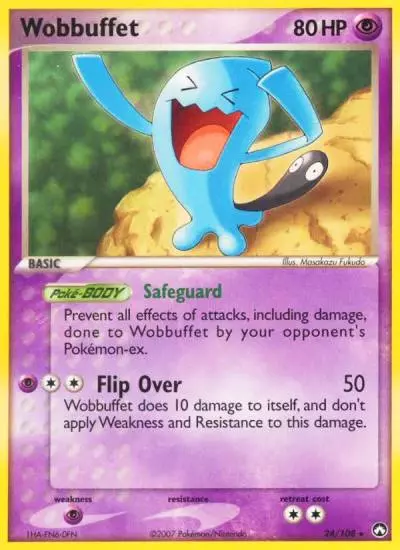 Wobbuffet 24/108 Power Keepers Pokemon card