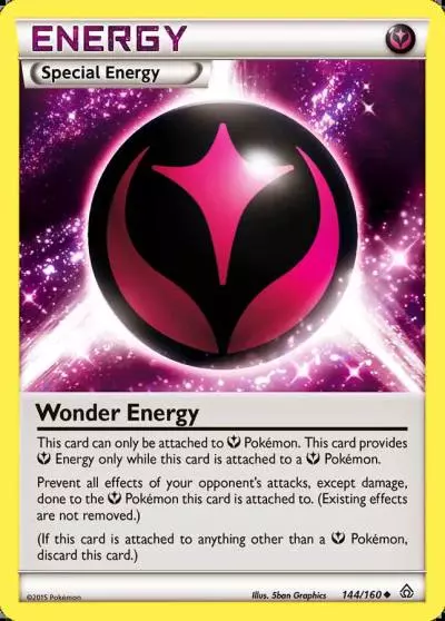 Wonder Energy 144/160 Primal Clash Pokemon card