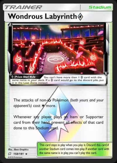 Wondrous Labyrinth ◇ 158/181 Team Up Pokemon card