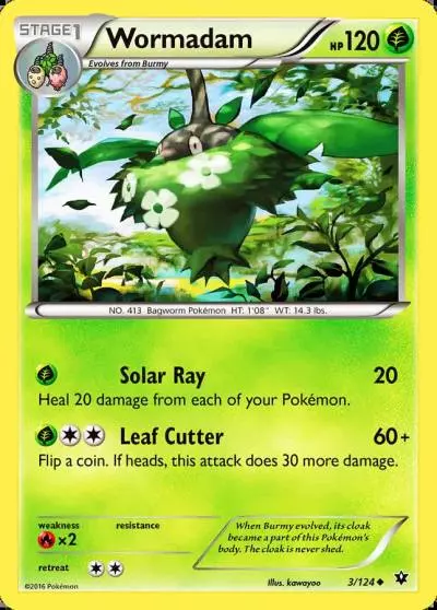 Wormadam 3/124 Fates Collide Pokemon card