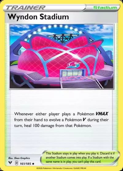 Wyndon Stadium 161/185 Vivid Voltage Pokemon card