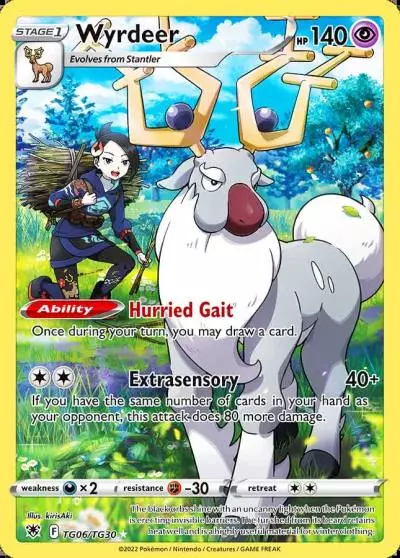 Wyrdeer TG06/30 Astral Radiance Trainer Gallery Pokemon card
