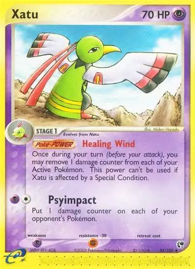 Xatu 55/100 Sandstorm Pokemon card