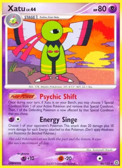 Xatu 44/132 Secret Wonders Pokemon card