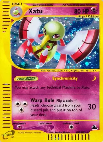 Xatu H32/144 Skyridge Pokemon card