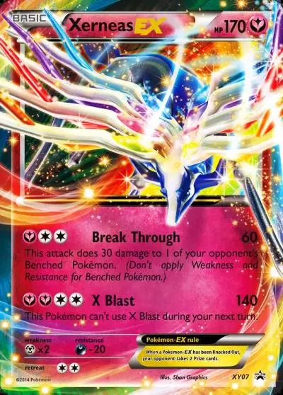 Xerneas-EX XY07/211 XY Black Star Promos Pokemon card