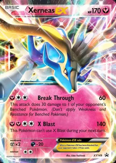 Xerneas-EX XY149/211 XY Black Star Promos Pokemon card