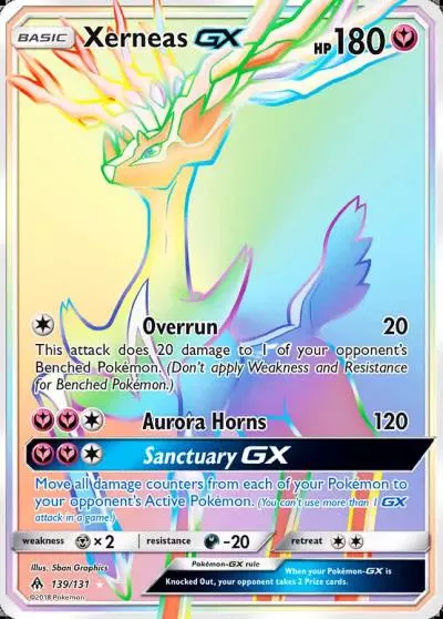 Xerneas-GX 139/131 Forbidden Light Pokemon card