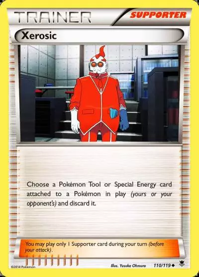 Xerosic 110/119 Phantom Forces Pokemon card
