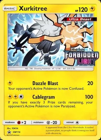 Xurkitree SM116/248 SM Black Star Promos Pokemon card