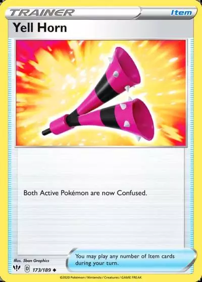 Yell Horn 173/189 Darkness Ablaze Pokemon card