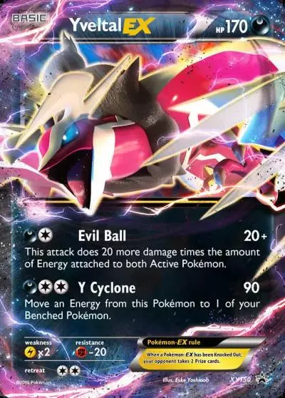 Yveltal-EX XY150/211 XY Black Star Promos Pokemon card