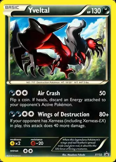 Yveltal XY32/211 XY Black Star Promos Pokemon card