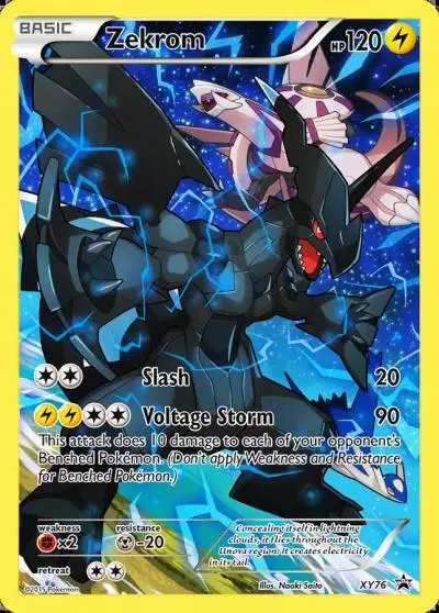 Zekrom XY76/211 XY Black Star Promos Pokemon card