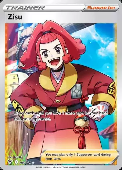 Zisu 189/189 Astral Radiance Pokemon card