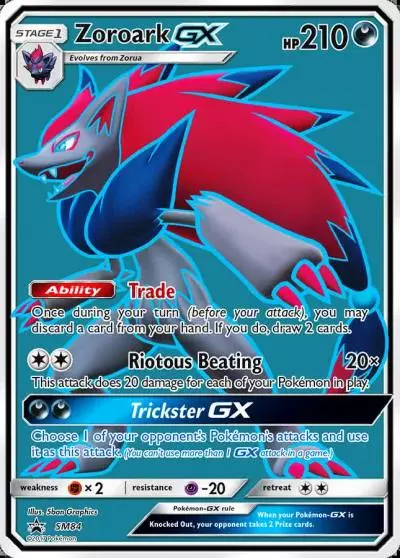 Zoroark-GX SM84/248 SM Black Star Promos Pokemon card