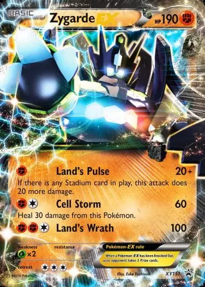 Zygarde-EX XY151/211 XY Black Star Promos Pokemon card