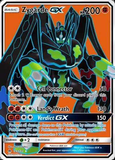 Zygarde-GX 123/131 Forbidden Light Pokemon card