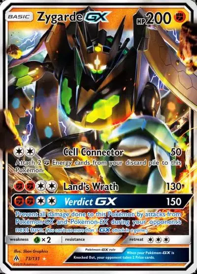 Zygarde-GX 73/131 Forbidden Light Pokemon card