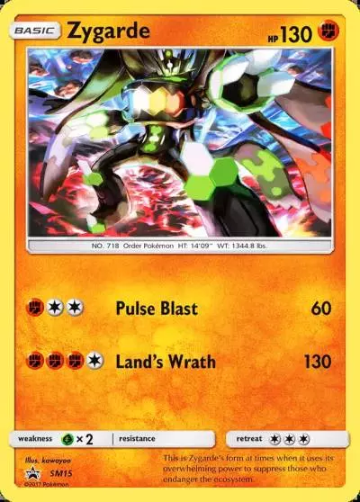 Zygarde SM15/248 SM Black Star Promos Pokemon card